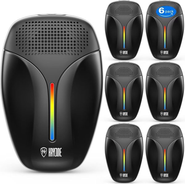 HAYCONE Ultrasonic Indoor Pest Repeller — 6 Pack